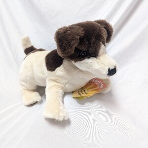 Folkmanis Realistic Short Hair Jack Russell Terrier Plush Dog Hand Puppet 13"